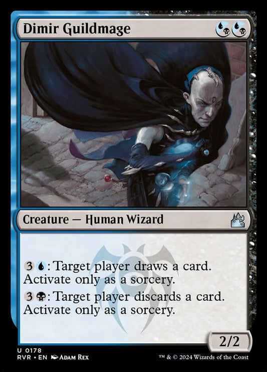 Card Scan of Dimir Guildmage | RVR