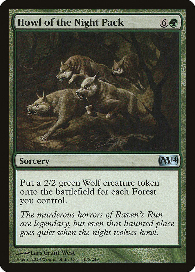 Card Scan of Howl of the Night Pack | M14