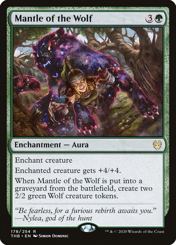 Card Scan of Mantle of the Wolf | THB