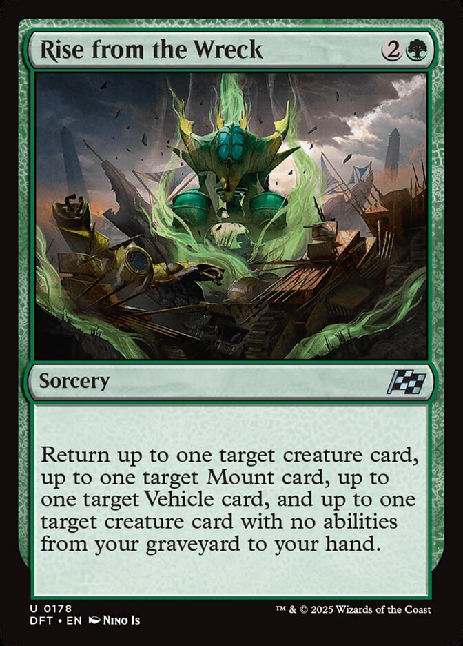 Card Scan of Rise from the Wreck | DFT