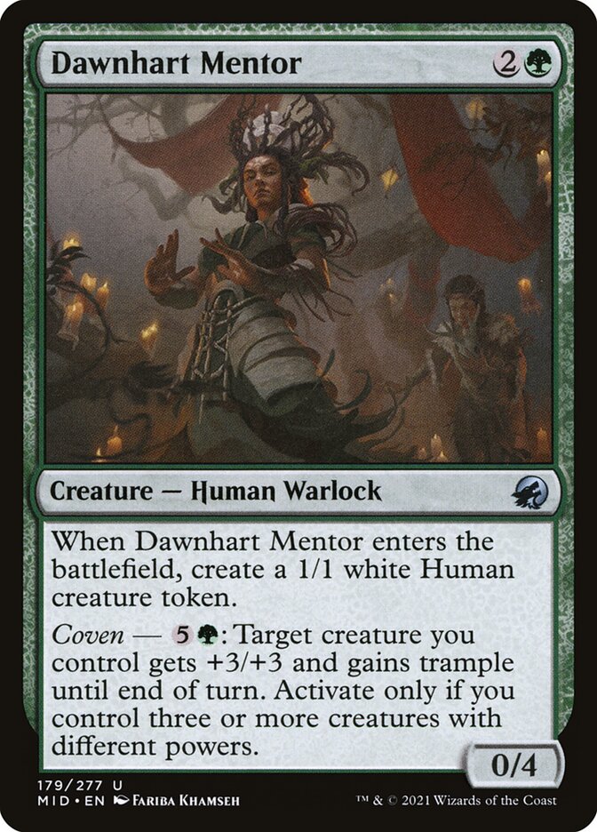 Card Scan of Dawnhart Mentor | MID