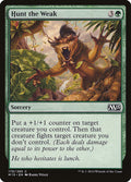 Card Scan of Hunt the Weak | M15