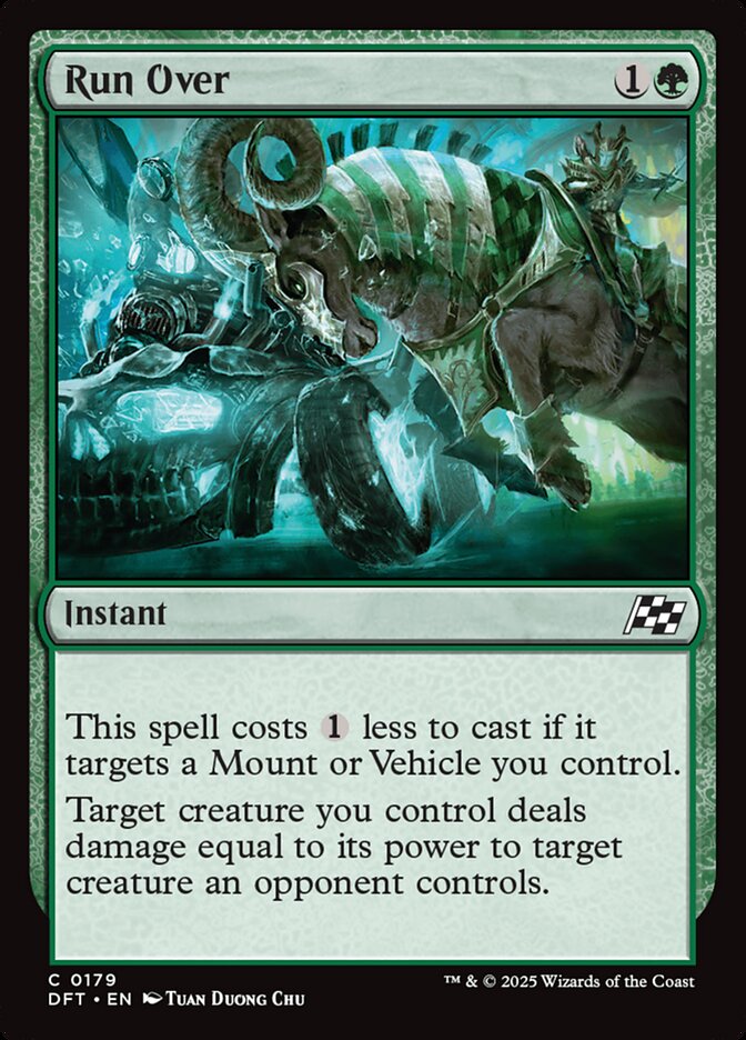 Card Scan of Run Over | DFT