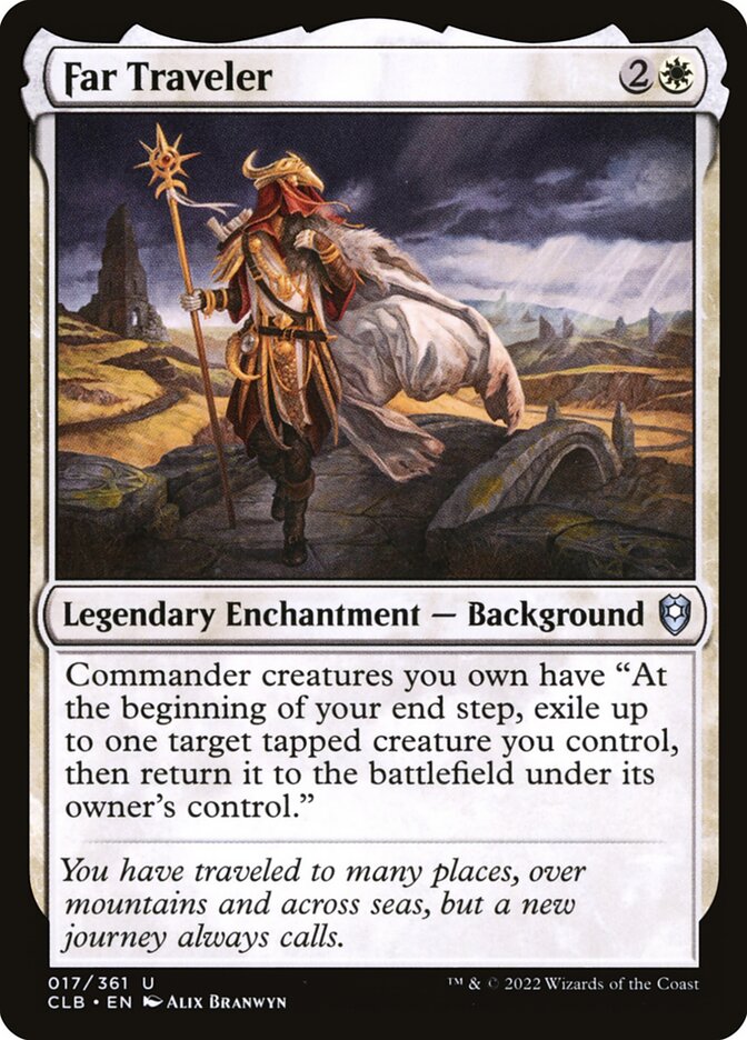 Card Scan of Far Traveler | CLB
