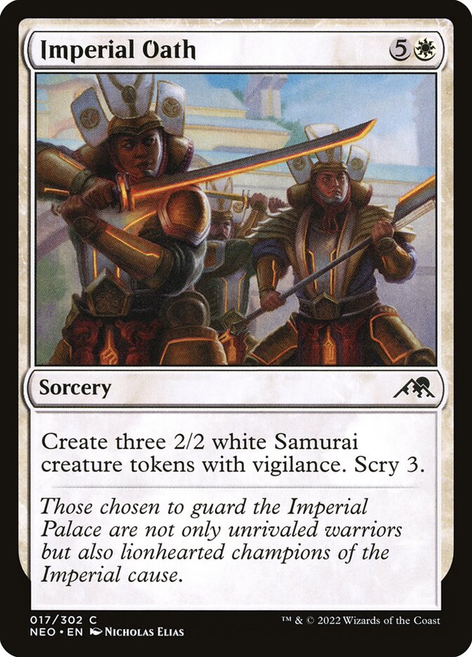 Card Scan of Imperial Oath | NEO
