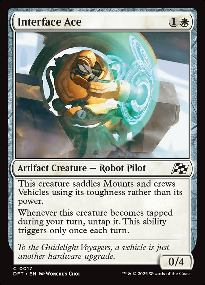 Card Scan of Interface Ace | DFT