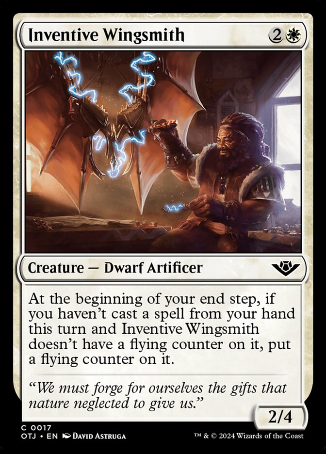 Card Scan of Inventive Wingsmith | OTJ