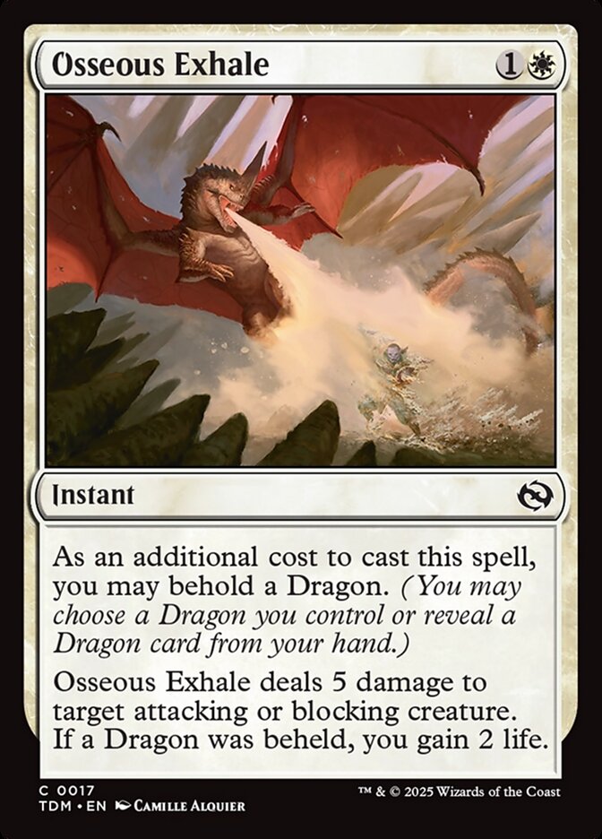 Card Scan of Osseous Exhale | TDM