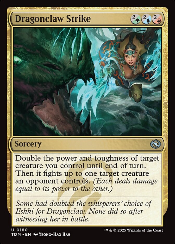 Card Scan of Dragonclaw Strike | TDM