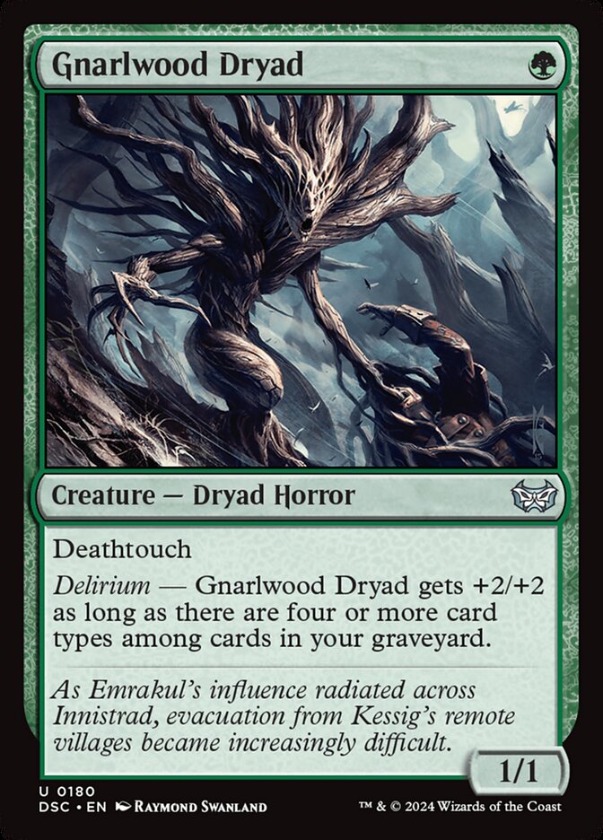 Card Scan of Gnarlwood Dryad | DSC