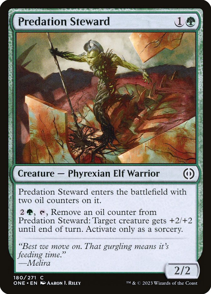 Card Scan of Predation Steward | ONE