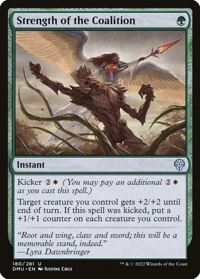 Card Scan of Strength of the Coalition | DMU