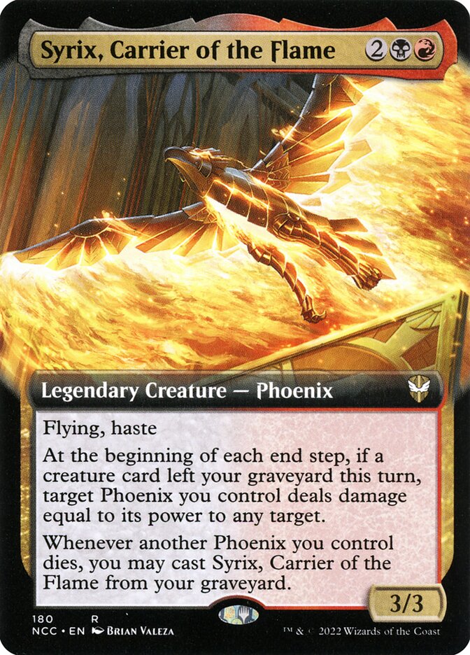 Syrix, Carrier of the Flame Card Scan