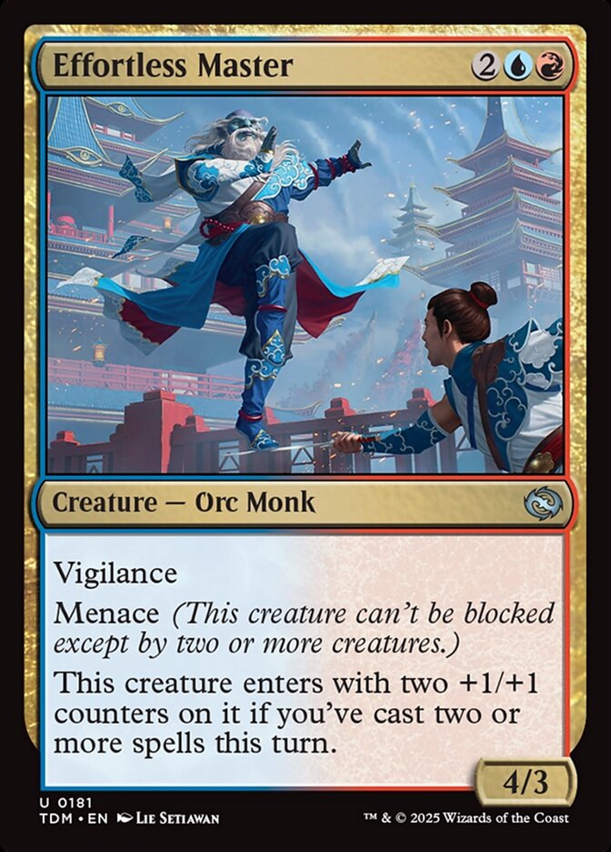 Card Scan of Effortless Master | TDM