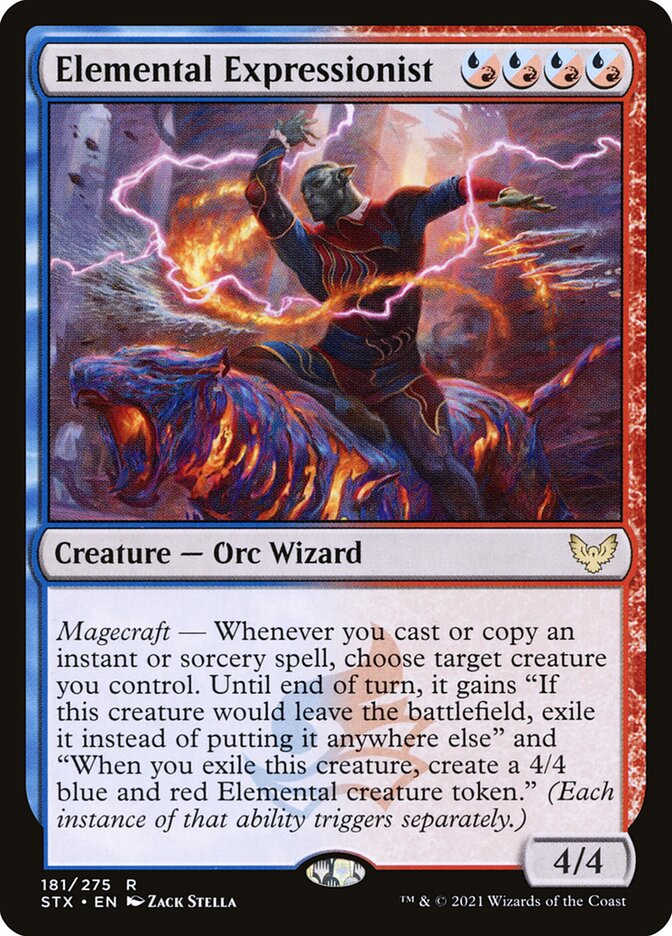 Card Scan of Elemental Expressionist | STX