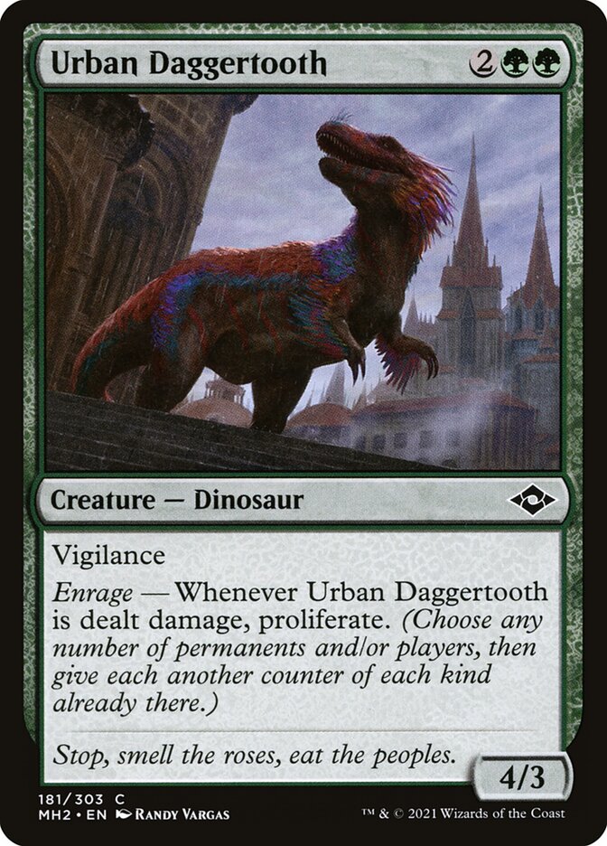 Card Scan of Urban Daggertooth | MH2