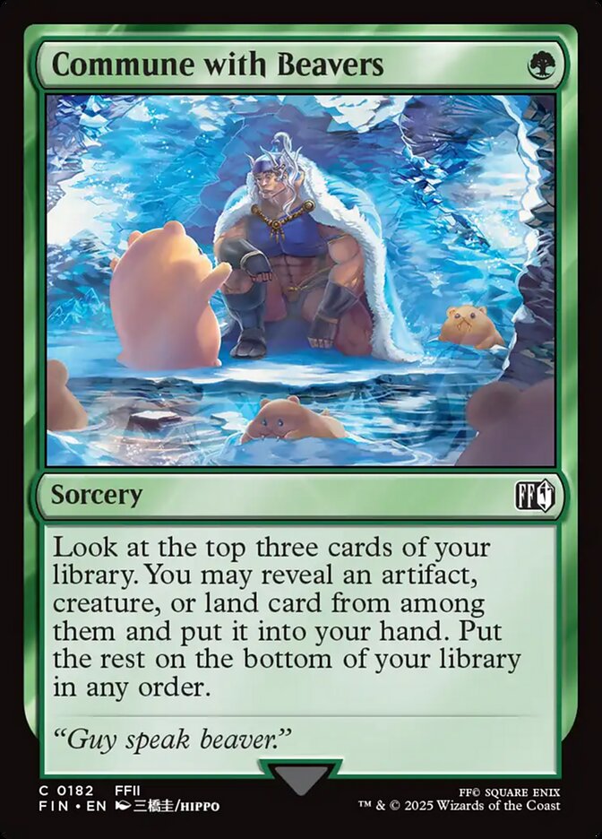 Card Scan of Commune with Beavers | FIN