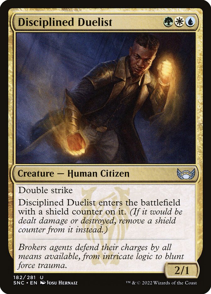 Disciplined Duelist | SNC (Foil) - Card Scan