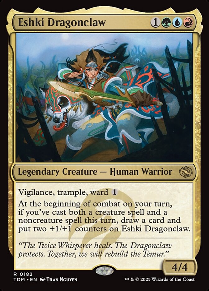 Card Scan of Eshki Dragonclaw | TDM