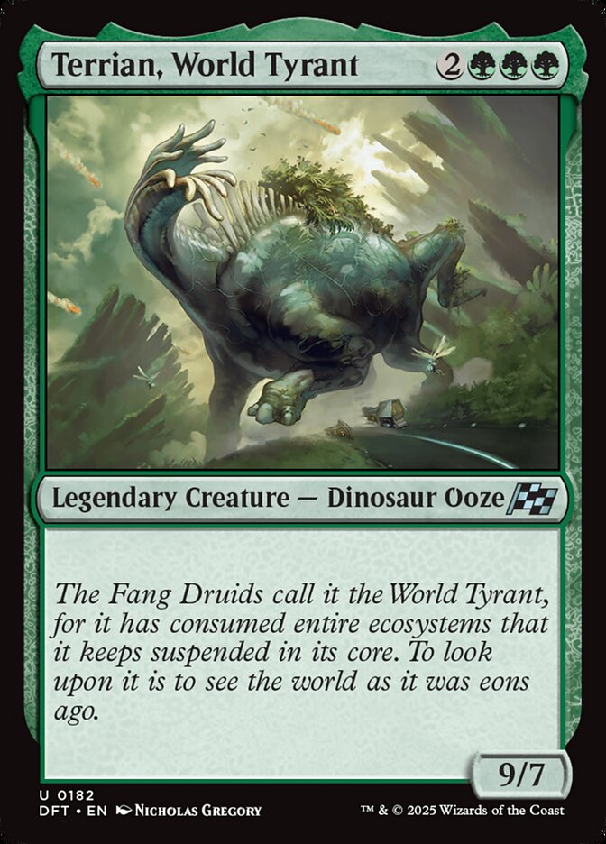 Card Scan of Terrian, World Tyrant | DFT