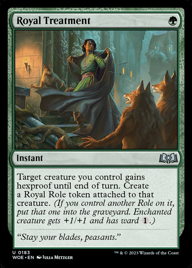 Card Scan of Royal Treatment | WOE