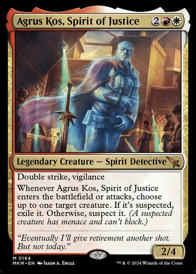 Agrus Kos, Spirit of Justice | MKM