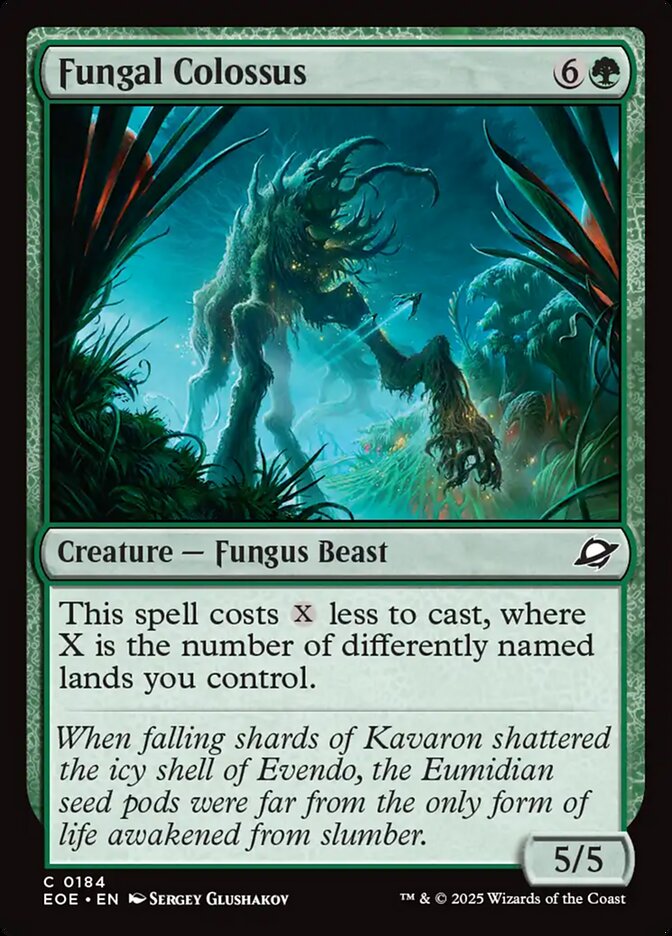 Fungal Colossus Card Scan