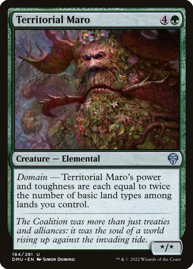 Card Scan of Territorial Maro | DMU