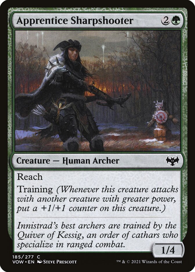 Card Scan of Apprentice Sharpshooter | VOW