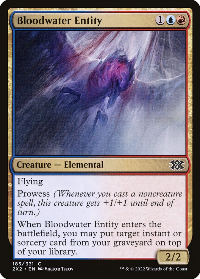 Card Scan of Bloodwater Entity | 2X2