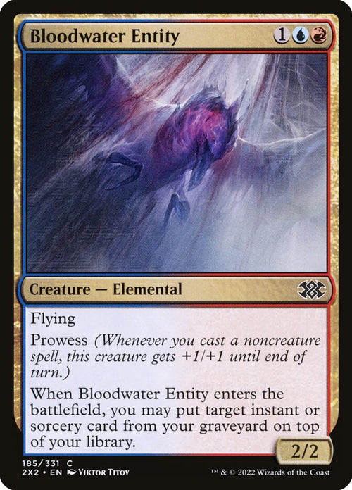 Card Scan of Bloodwater Entity | 2X2