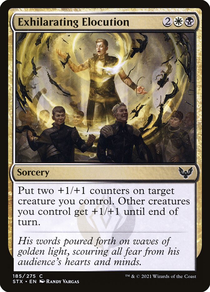 Card Scan of Exhilarating Elocution | STX
