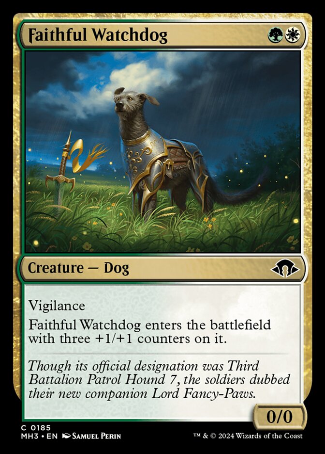 Card Scan of Faithful Watchdog | MH3