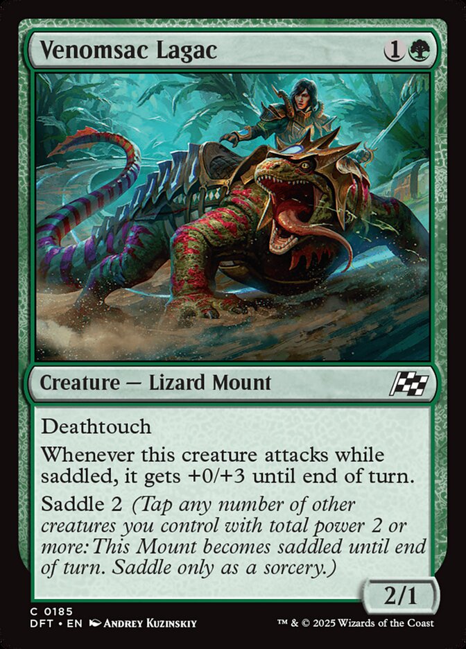 Card Scan of Venomsac Lagac | DFT