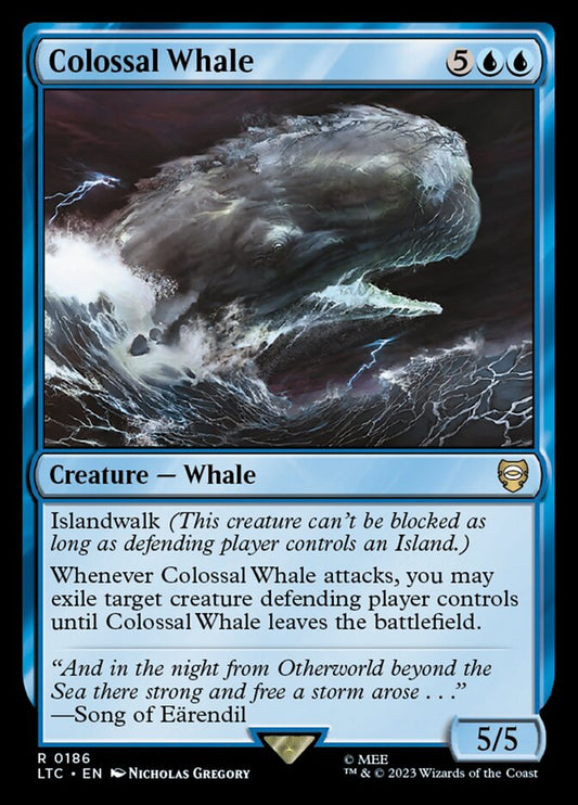 Card Scan of Colossal Whale | LTC
