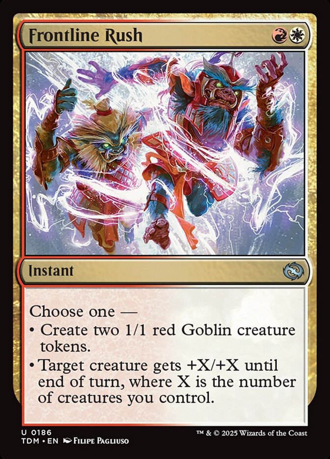 Card Scan of Frontline Rush | TDM