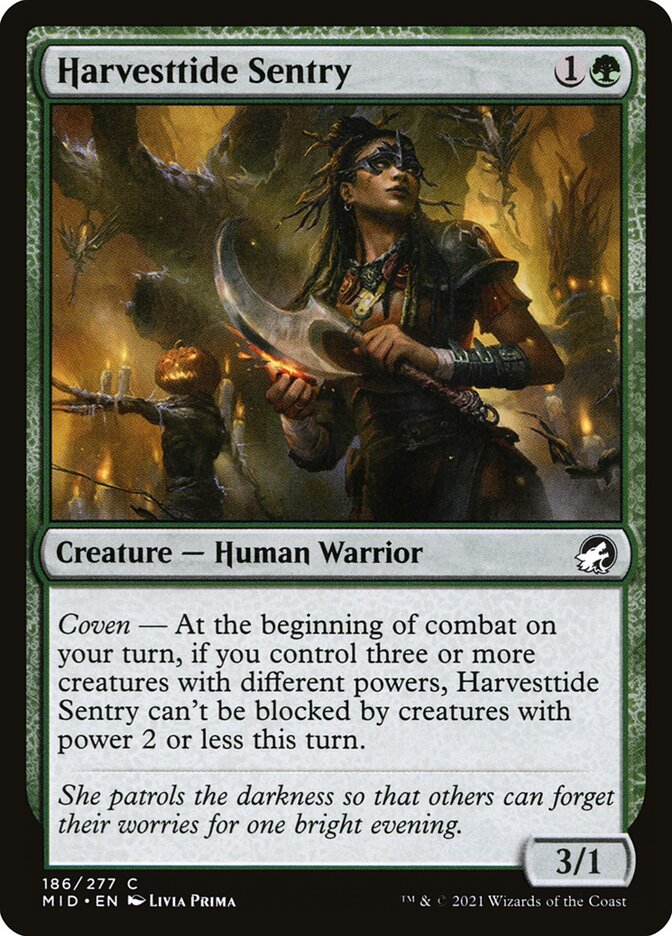 Card Scan of Harvesttide Sentry | MID