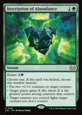 Card Scan of Inscription of Abundance | DSC