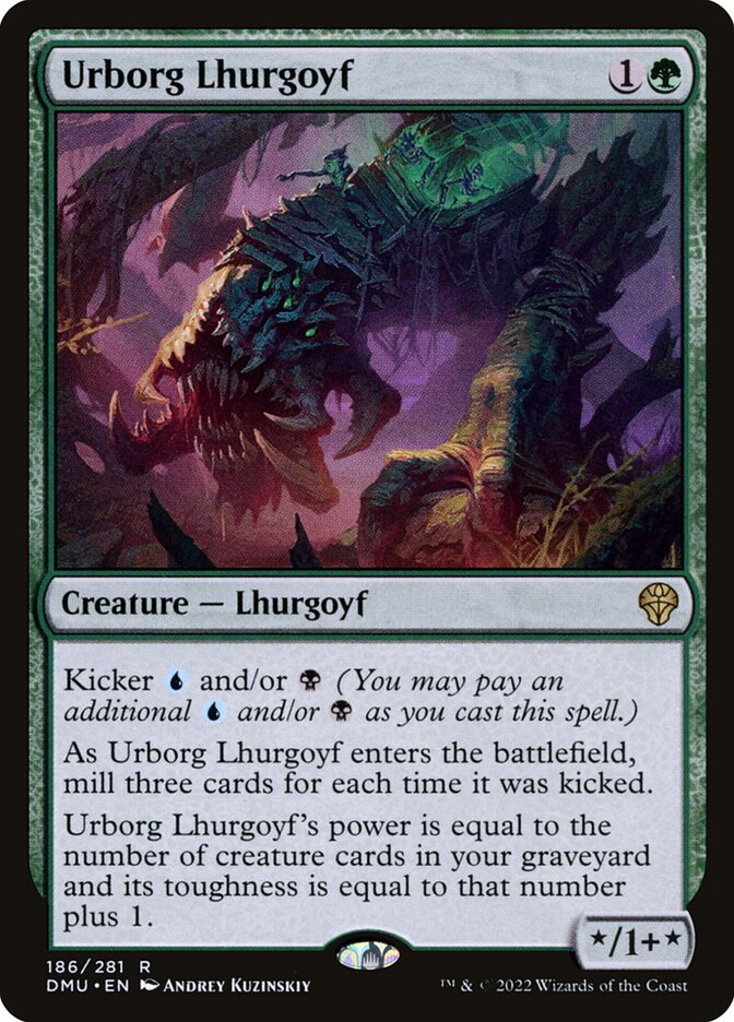 Card Scan of Urborg Lhurgoyf | DMU