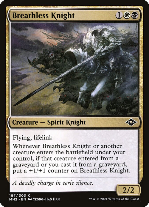 Card Scan of Breathless Knight | MH2