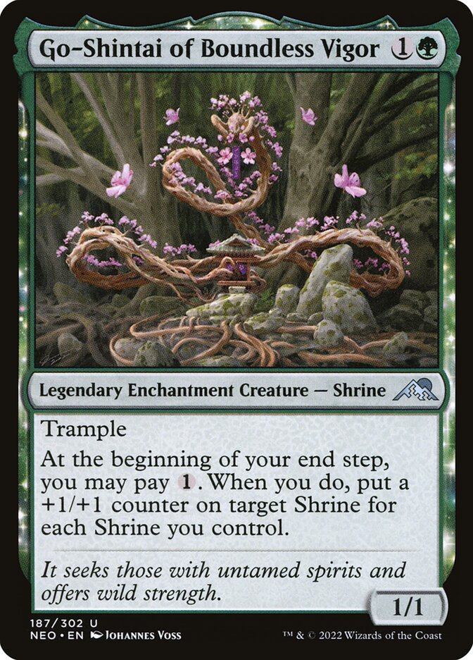 Card Scan of Go-Shintai of Boundless Vigor | NEO