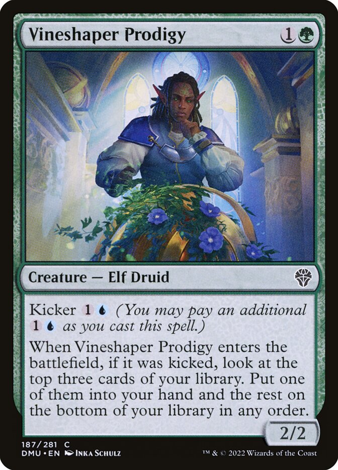 Card Scan of Vineshaper Prodigy | DMU