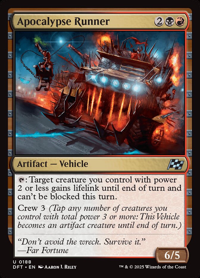 Card Scan of Apocalypse Runner | DFT