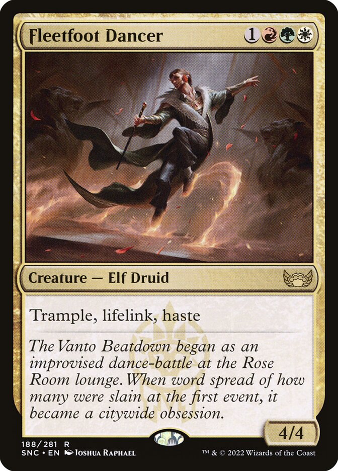 Card Scan of Fleetfoot Dancer | SNC