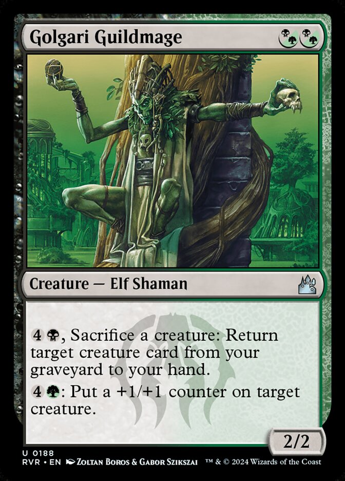Card Scan of Golgari Guildmage | RVR