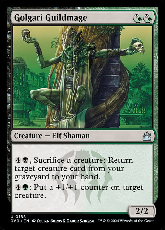Card Scan of Golgari Guildmage | RVR