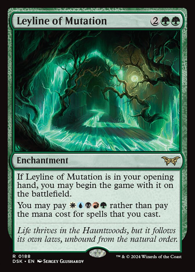 Card Scan of Leyline of Mutation | DSK