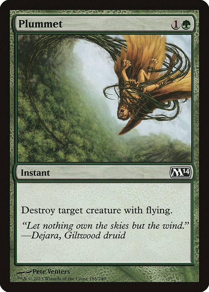 Card Scan of Plummet | M14