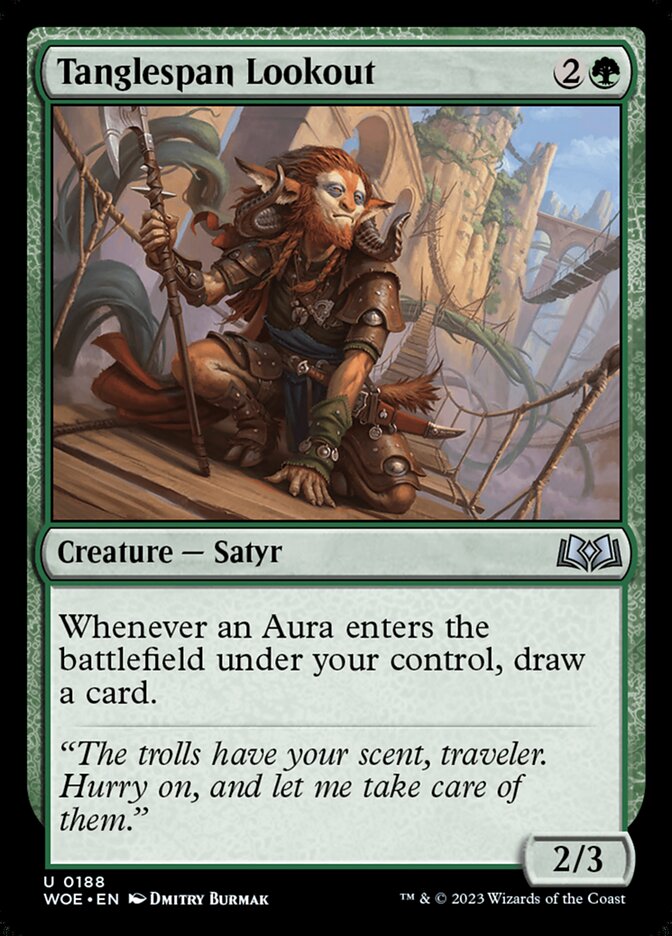 Card Scan of Tanglespan Lookout | WOE