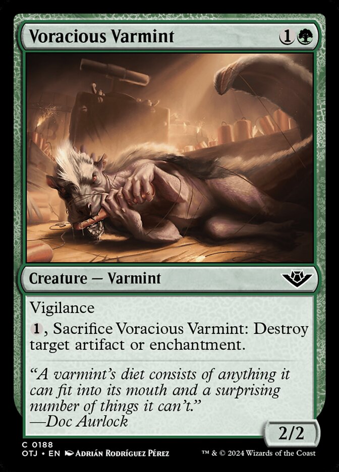 Card Scan of Voracious Varmint | OTJ